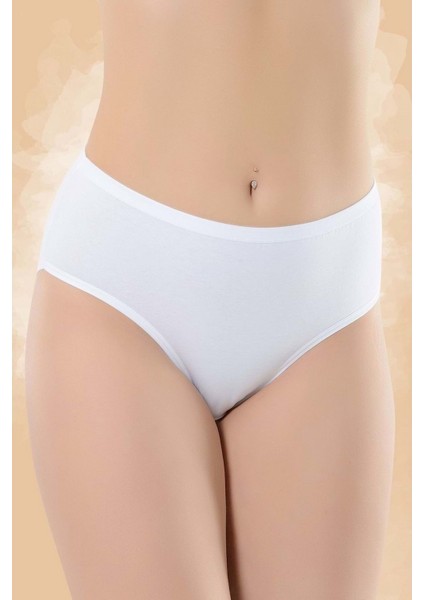 Lüks Belinay 6'lı Yüksek Bel Pamuklu Bato Kadın Külot