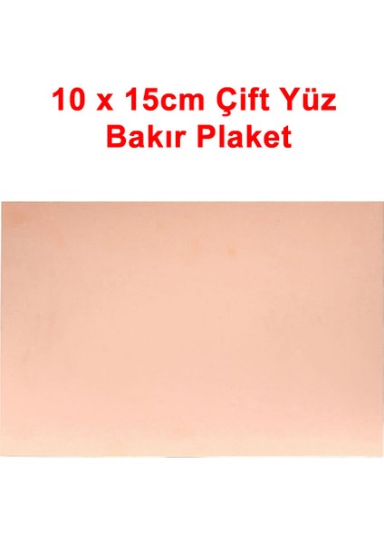 10X15CM Pcb Çift Yüz Boş Bakır Plaket Baskı Devre Yapımı