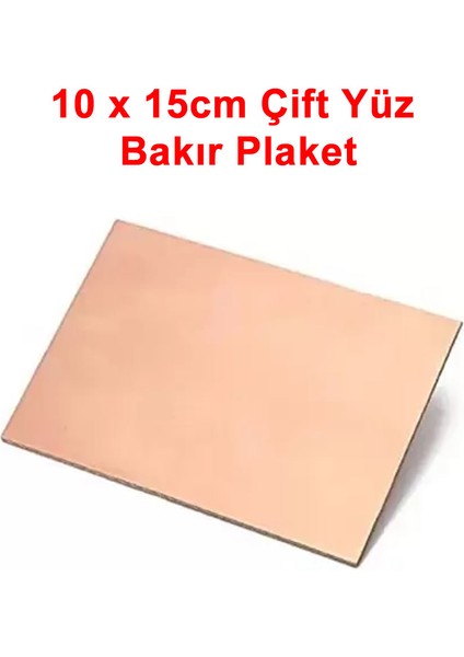 10X15CM Pcb Çift Yüz Boş Bakır Plaket Baskı Devre Yapımı