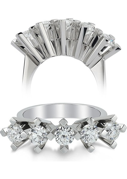 1,27CT Pırlanta Beştaş YÜZÜK-18K