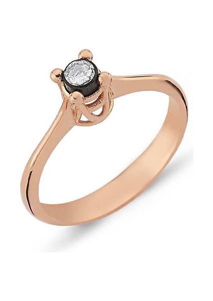0.20CT Elmas Tektaş Yüzük-8k
