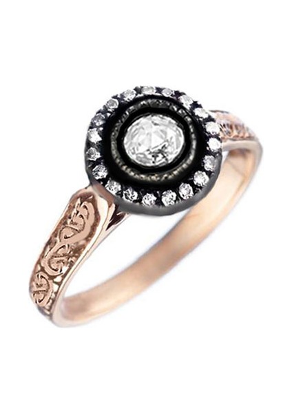 0.45CT Otantik Elmas Yüzük