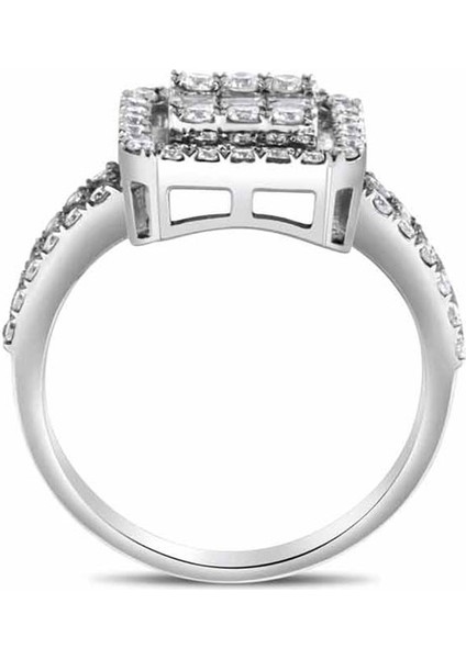 1.13CT Pırlanta Baget Yüzük fiyatları