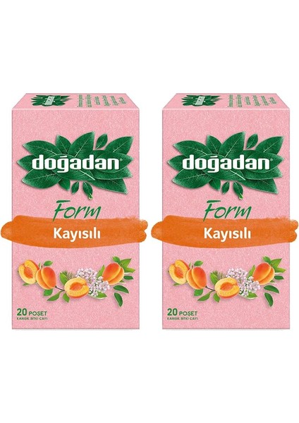 Form Çay Kayısılı 20'li x 2 Adet