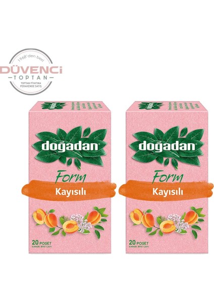 Form Çay Kayısılı 20'li x 2 Adet fiyatları
