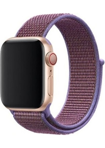 Apple Watch 1-2-3-4-5-6-Se 42MM-44MM Uyumlu Spor Loop Örme Kordon