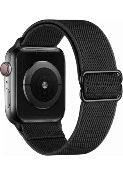 Yeni Nesil Apple Saat Band 42-44 mm Ayarlanabilir Elastik Solo Döngü Kordon