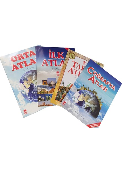 Ema Kitap Orta Atlas - İlk Atlas - Tarih Atlası - Coğrafya Atlası