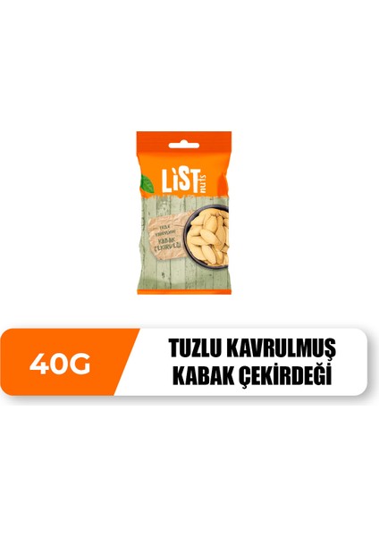 Kavrulmuş Kabak Çekirdeği 40 gr