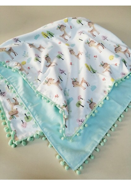 Pazen Battaniye 110x110 xl Ölçülerinde 100% Pamuk