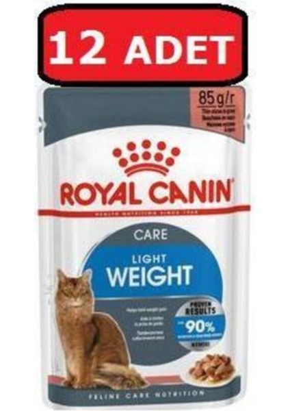 Light Weight Care Gravy Adult 85 gr x 12 Adet Yaş Kedi Maması