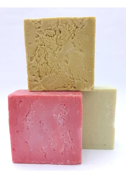 Online Pazar %100 Doğal 1 Gül Sabunu+1 Aloevera Sabunu+1 Ozon Yağı Sabunu Ambalajlı fiyatları