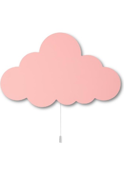 Pembe Bulut Ahşap Aydınlatma