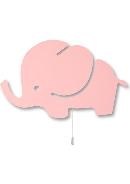 Pembe Fil Ahşap Aydınlatma