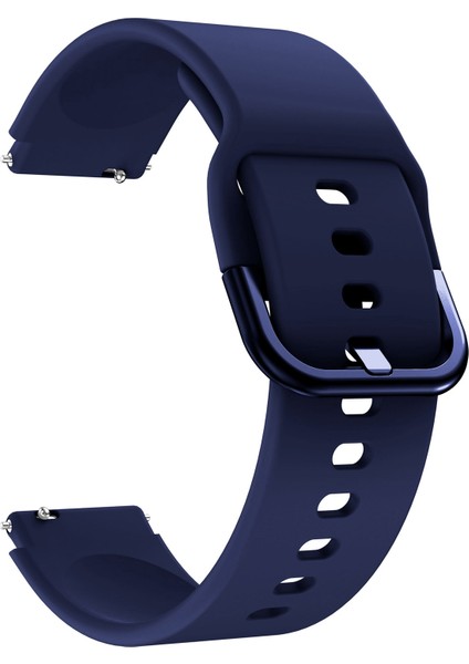 Xiaomi Watch Için Galvanik Toka ile Silikon Kayış Mavi (Yurt Dışından)
