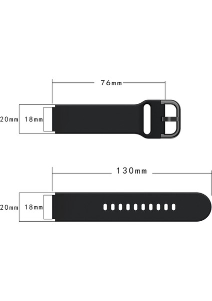 Xiaomi Watch Için Galvanik Toka ile Silikon Kayış Sarı (Yurt Dışından)