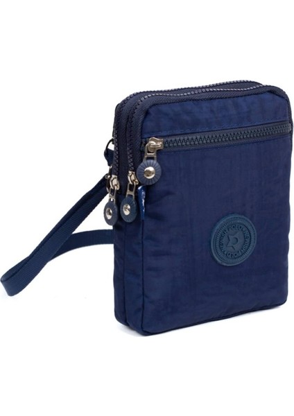 Unisex Kipling Kumaş Çapraz Askılı Cüzdan&telefonluk 1040-1 Lacivert