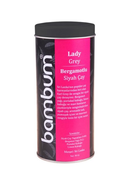 Lady Grey - Bergamotlu Siyah Çay