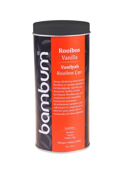 Rooibos Vanilla - Vanilyalı Rooibos Çayı
