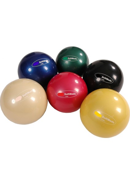 Softmeds Mini Ağırlık ve Sağlık Topu Mavi Renk Top 2.5 kg