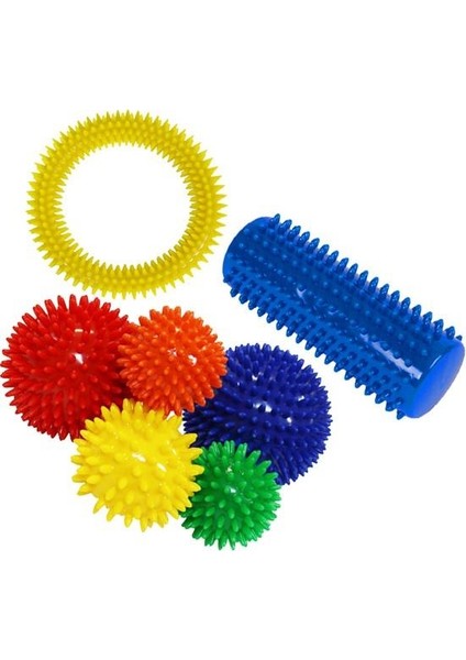 Msd El Egzersiz Masaj ve Duyu Topu , Yumuşak Dikenli Halka Sarı Renk 15 cm fırsatları