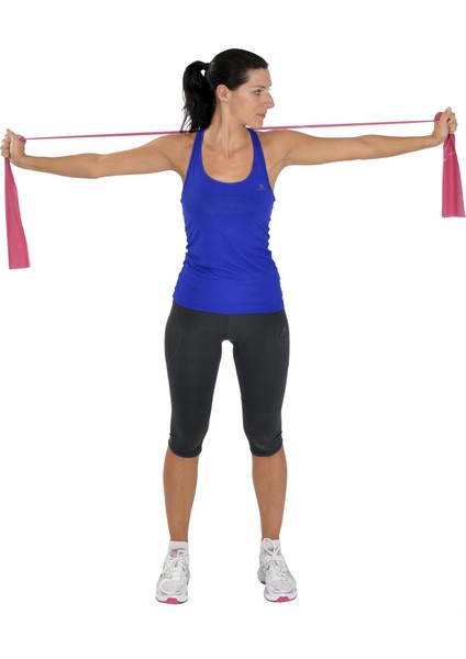 Msd Pilates & Yoga egzersiz Bandı , Theraband Kırmızı Renk(Hafif) 45.5 mt fiyatları