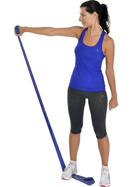 Msd Pilates & Yoga egzersiz Bandı , Theraband Mavi Renk(Güçlü) 45.5 mt