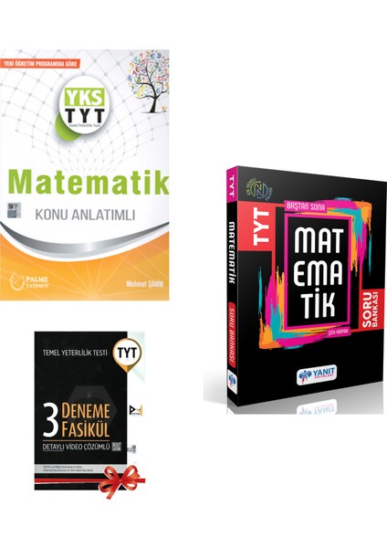 2022 TYT Matematik Konu Anlatımı ve Yanıt Matematik Baştan Sona Soru Bankası - 3 Deneme