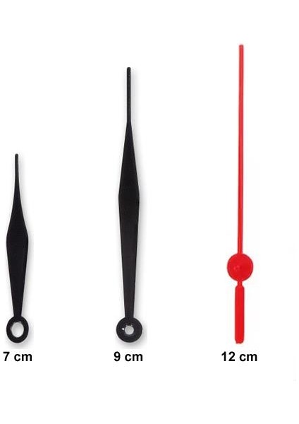 30 Adet, Duvar Saat Mekanizması, Sessiz, 10 mm Şaft, Saat Motoru, Metal Akrep, Yelkovan, Saniye fırsatları