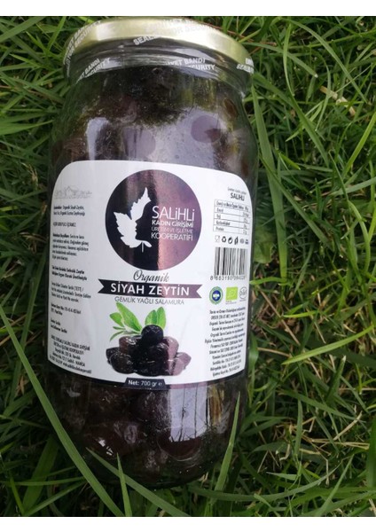 Organik Gemlik Yağlı Salamura Siyah Zeytin