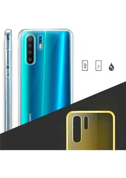 Huawei P30 Pro Kılıf 360 Ön Arka Tam Kaplama Darbe Emici Silikon Enjoy