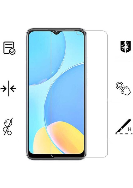 Xiaomi Poco M3 Ekran Koruyucu Kısa Temperli Sert Cam 9H Kırılmaz Cam Koruma Maxi