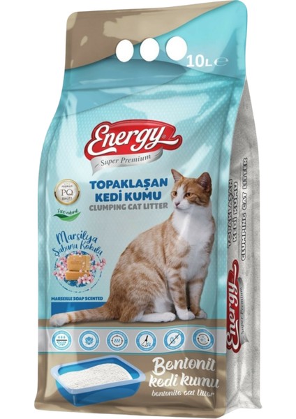 Ince Taneli Sabun Kokulu Kedi Kumu-10 Lt-2 Adet