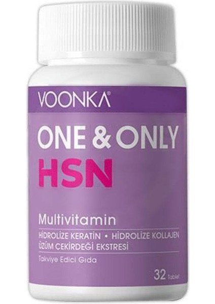 One And Only Hsn Multi̇vi̇tami̇n 32 Tablet