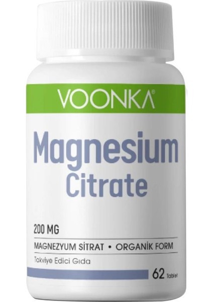 Magnesium Citrate 62 Kapsül