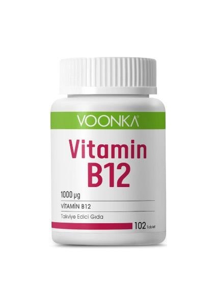 Vitamin B12 Içerikli Takviye Edici Gıda 102 Tablet