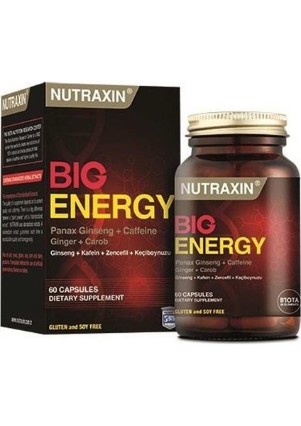 Big Energy Takviye Edici Gıda 60 Tablet