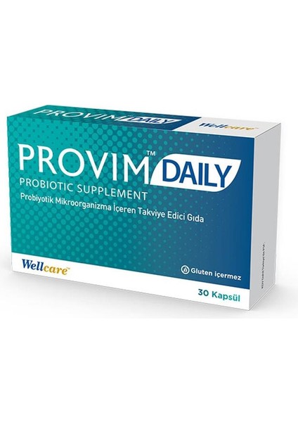 Provim Daily Probiyotik Takviye Edici Gıda 30 Kapsül