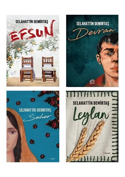 Efsun - Leylan - Devran - Seher 4 Kitap Set - Selahattin Demirtaş