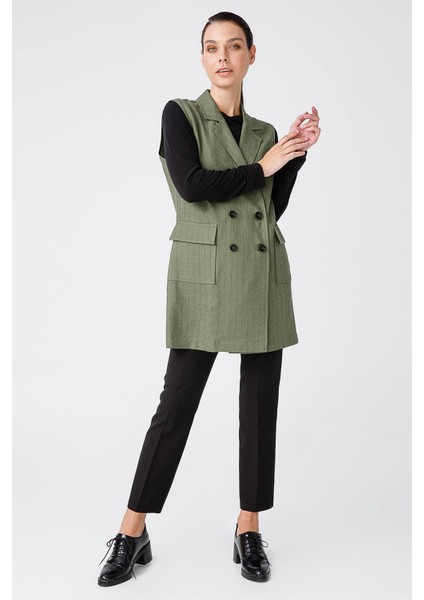 Keten Kruvaze Yelek Haki indirimleri