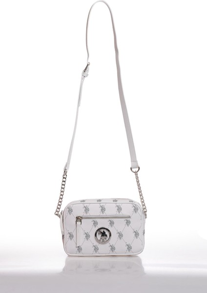 US8704 Beyaz Kadın Çapraz Çanta