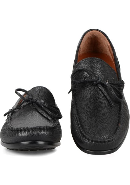 Erkek Fiyonklu Siyah Loafer Günlük Ayakkabı indirimleri