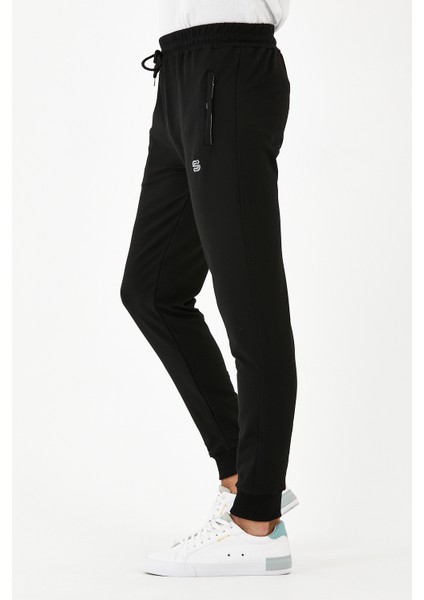 Erkek Eşofman Altı Dar Paça Bel Kısmı Lastikli Arka Cepli Paçası Lastikli Fermuarlı Kompak Penye fiyatları