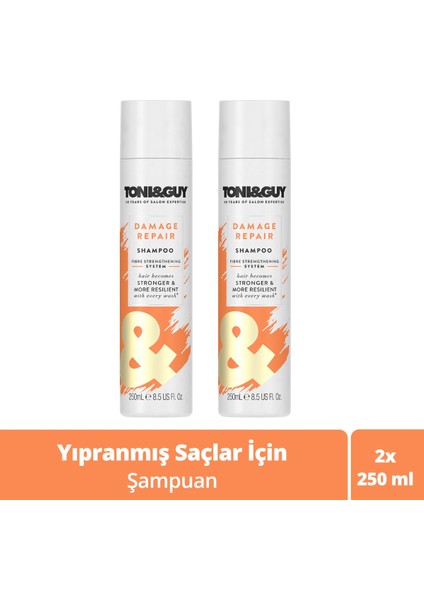 Şampuan Yıpranmış Saçlar Için 250 ml X2