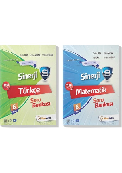 6. Sınıf Türkçe Matematik Sinerji Soru Bankası Seti 2022 (2 Kitap)