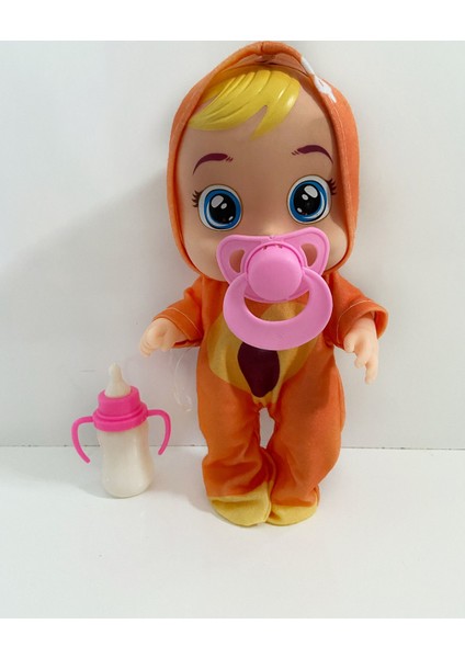 Cry Babies Ağlayan Bebekler Sesli Emzikli ve Biberonlu