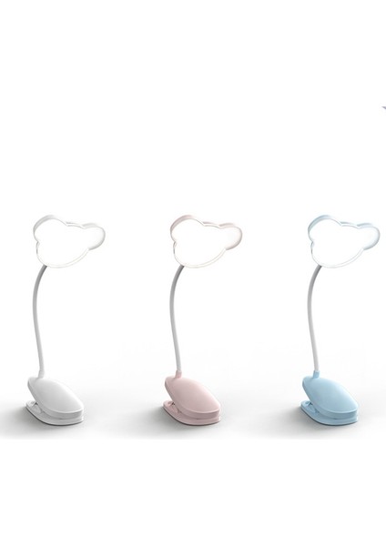 YG-T038 USB Uyku Gece Işık Stepless Karartma Masası Başucu Klip Masa Lambası (Beyaz) (Yurt Dışından) modelleri