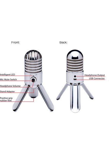 Meteor Mic Studio Masaüstü Kayıt Kondenser Mikrofon (Yurt Dışından)