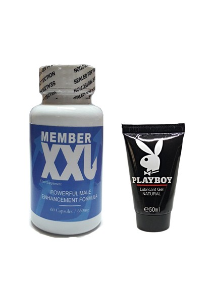 Member Xxl Erkeklere Özel 60lı + Playboy 50 Ml Kayganlaştırıcı Jel