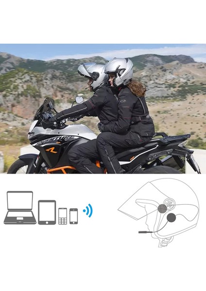 Motosiklet Kask Kulaklık Bluetooth 5.0 + Edr Kulaklıklar (Yurt Dışından)